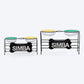 HUFT Personalised Pawlicious Double Diner For Dog - Multicolor - Heads Up For Tails