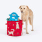 HUFT Toothy Nomster Plush Toy For Dog - Blue - Heads Up For Tails