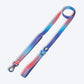 Dash Dog Flow Print Leash - Violet & Red - Heads Up For Tails