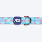 Dash Dog Circle Print Leash - Aqua Blue & Lavender - Heads Up For Tails