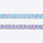 Dash Dog Circle Print Leash - Aqua Blue & Lavender - Heads Up For Tails