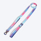 Dash Dog Flow Print Leash - Pink & Aqua Blue - Heads Up For Tails