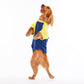 HUFT Colour Block Pocket Pet Sweatshirt - Neon Lime and Navy - Heads Up For Tails