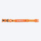 HUFT Xplorers Personalised Dog Collar - Orange - Heads Up For Tails