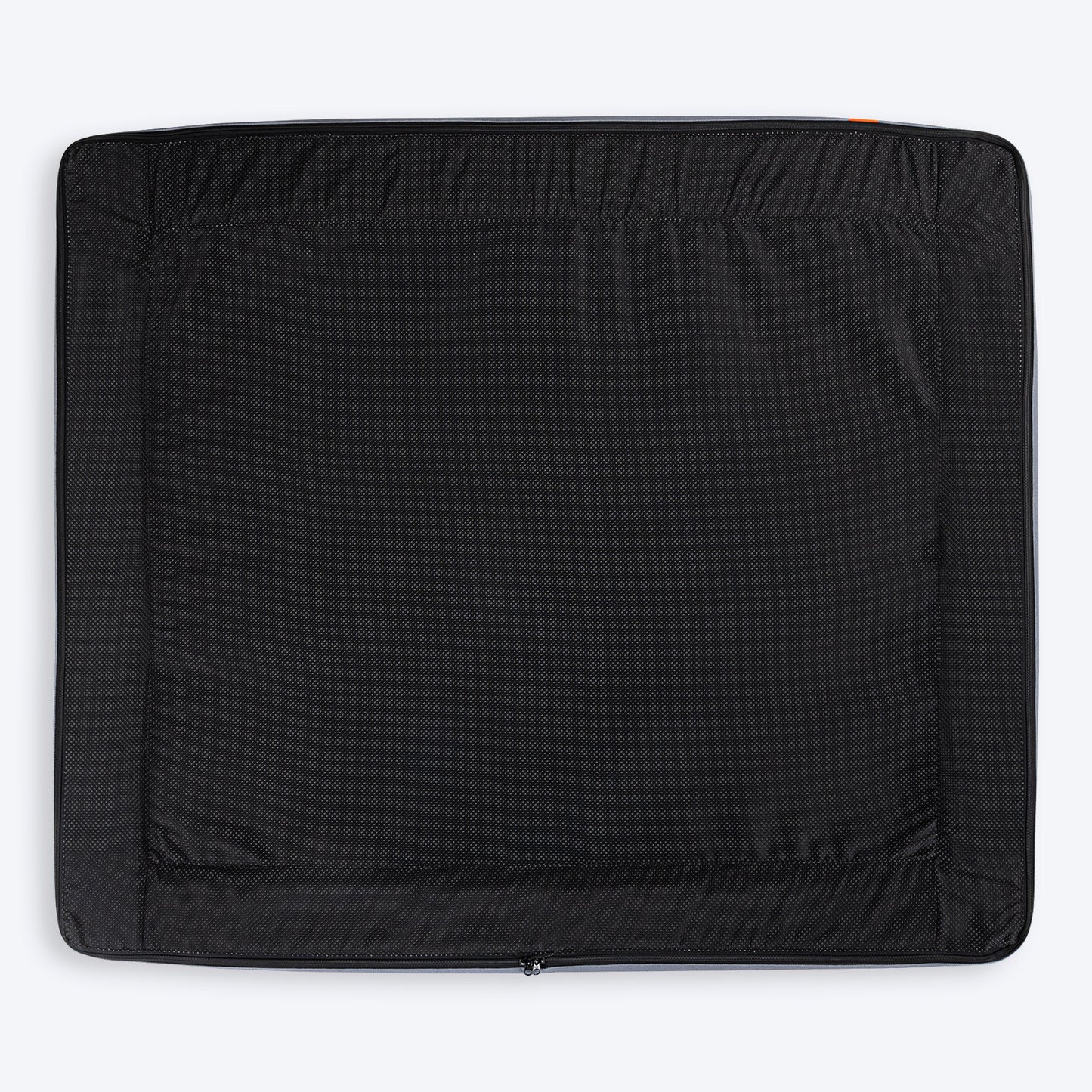 HUFT Royal Snooze Bed for Dog - Grey & Orange - Heads Up For Tails