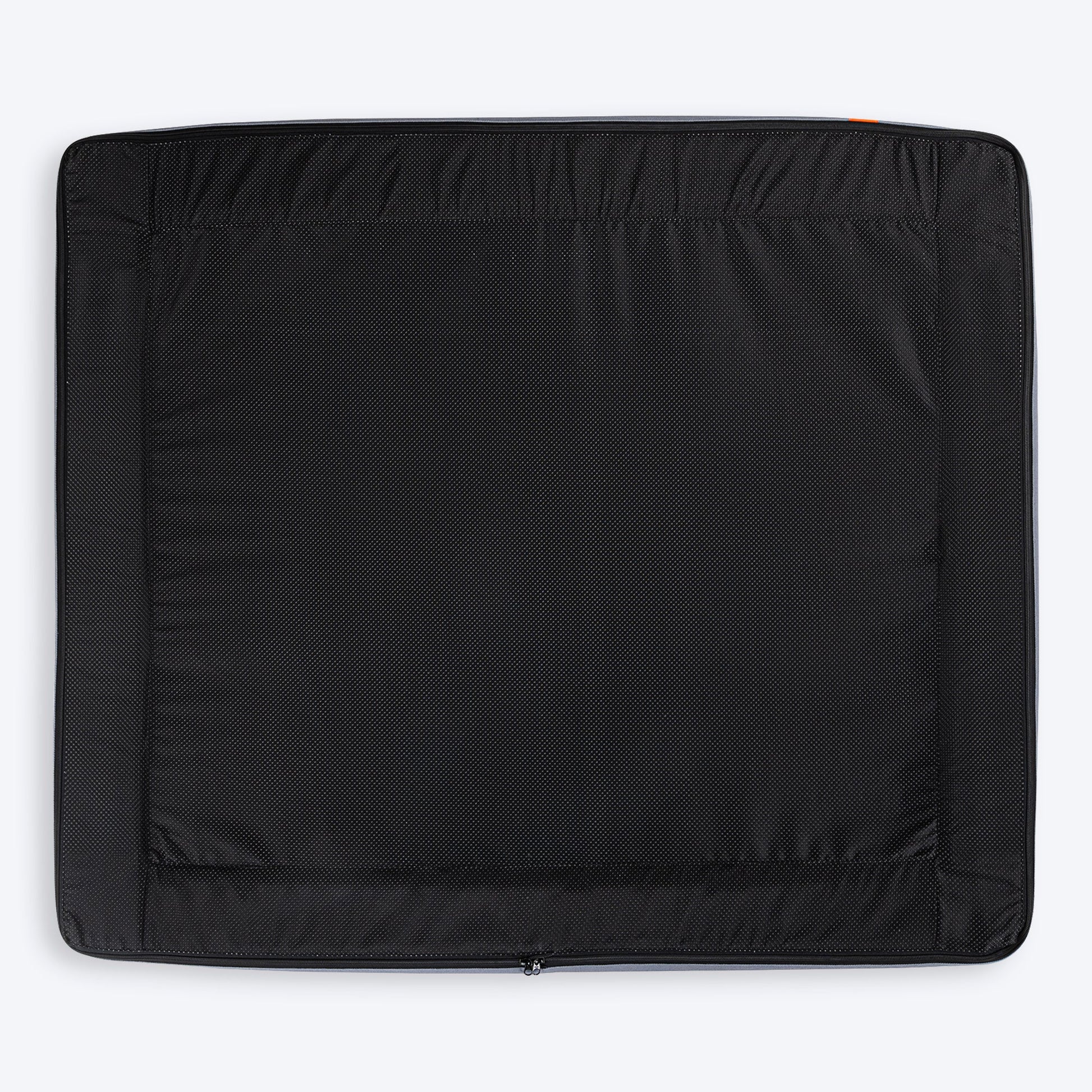 HUFT Royal Snooze Bed for Dog - Grey & Orange - Heads Up For Tails