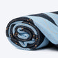 HUFT Cuddle Checks Blanket For Dog & Cat - Blue - Heads Up For Tails