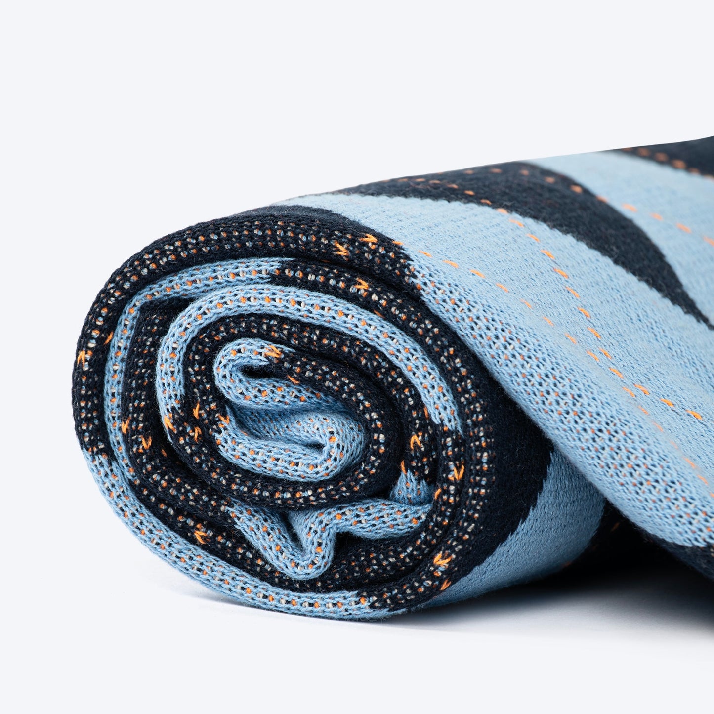 HUFT Cuddle Checks Blanket For Dog & Cat - Blue - Heads Up For Tails