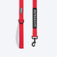 HUFT Classic Personalised (Mobile No.) Dog Leash - Cherry Red - Heads Up For Tails