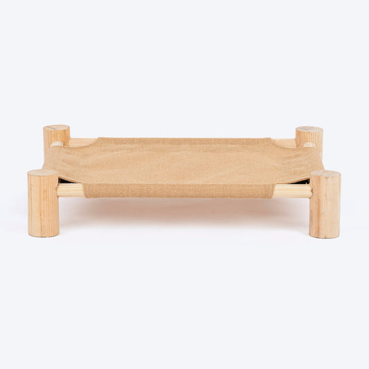 HUFT Elevated Cot Bed For Cat - Brown - Heads Up For Tails