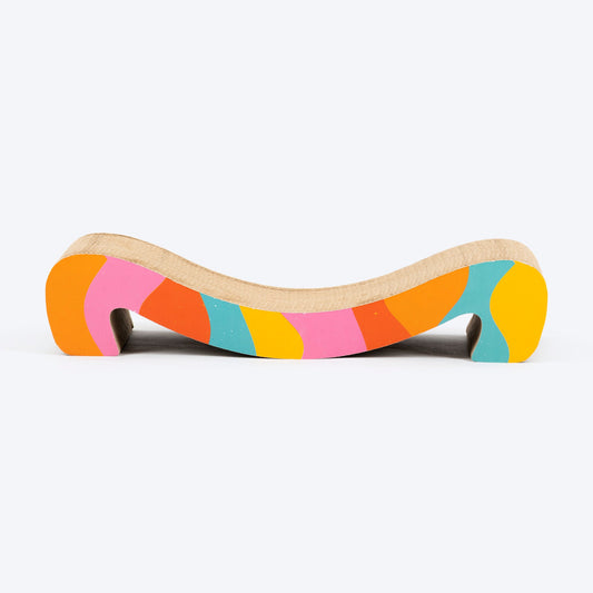 HUFT Clawsome Scratcher For Cat - Multicolor - Heads Up For Tails