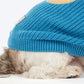 HUFT Snuggle Bear Sweater For Small Dog - Light Blue - Heads Up For Tails