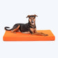 HUFT Royal Snooze Bed for Dog - Grey & Orange - Heads Up For Tails