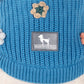 HUFT Frosty Flowers Sweater For Cat - Blue - Heads Up For Tails