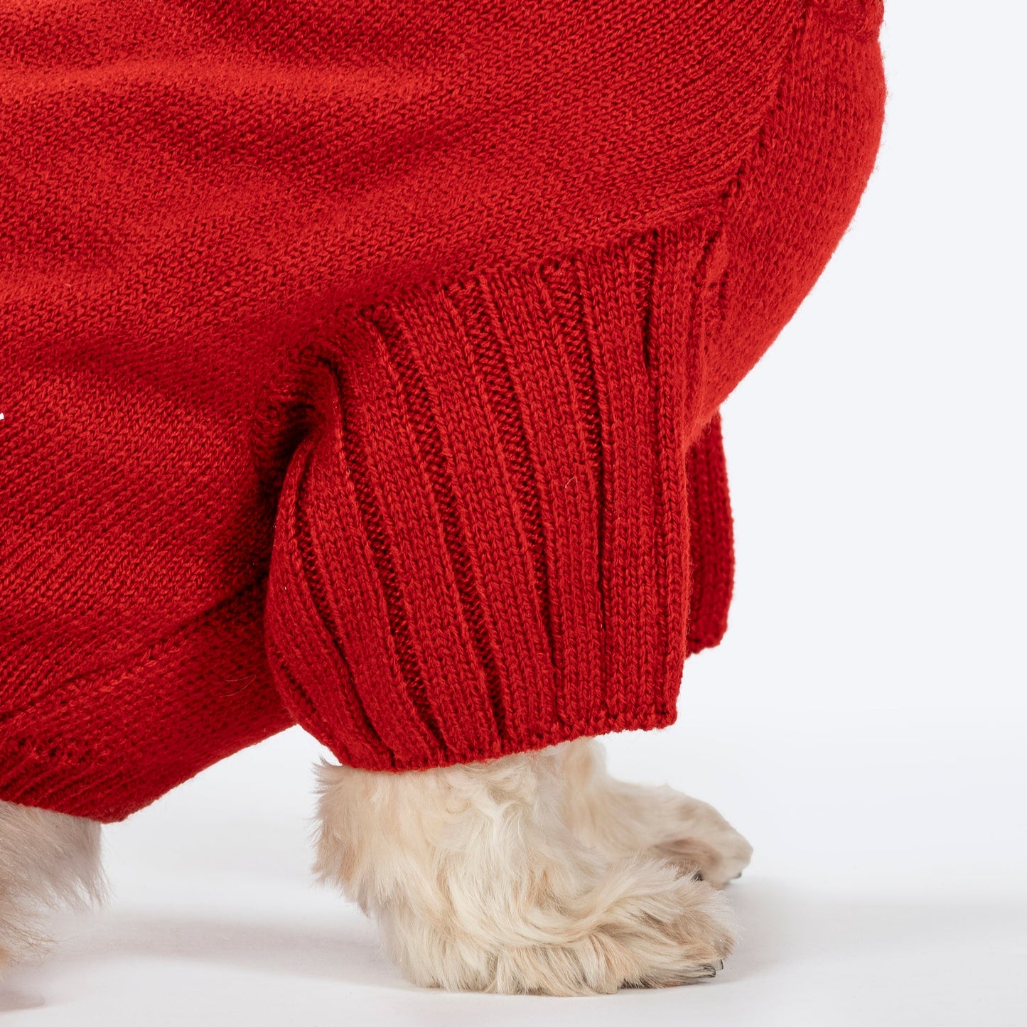 HUFT Rudolph'Â¬â‚¬Å¾Â¢s Red-Nose Sweater For Small Dog - Red - Heads Up For Tails