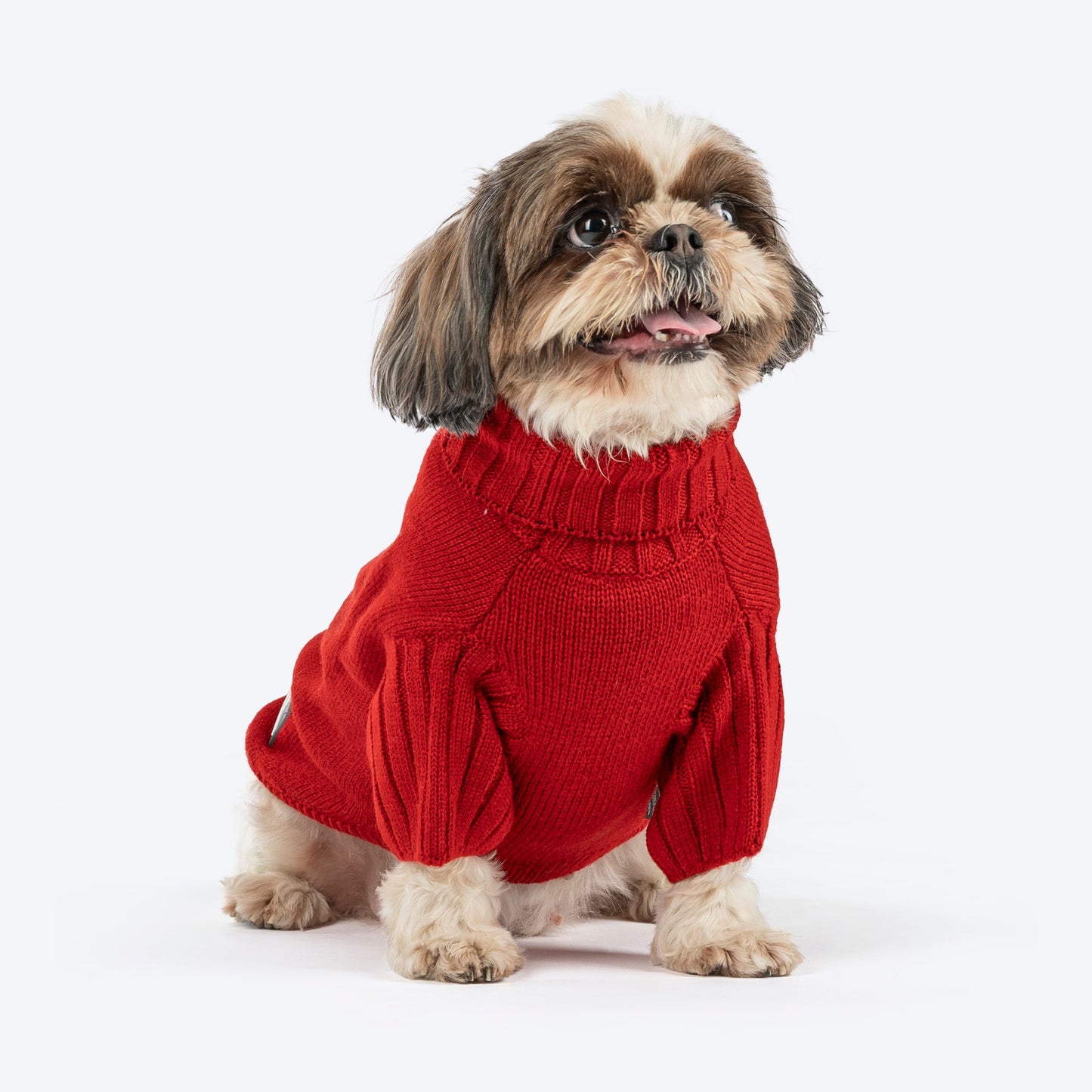 HUFT Rudolph'Â¬â‚¬Å¾Â¢s Red-Nose Sweater For Small Dog - Red - Heads Up For Tails