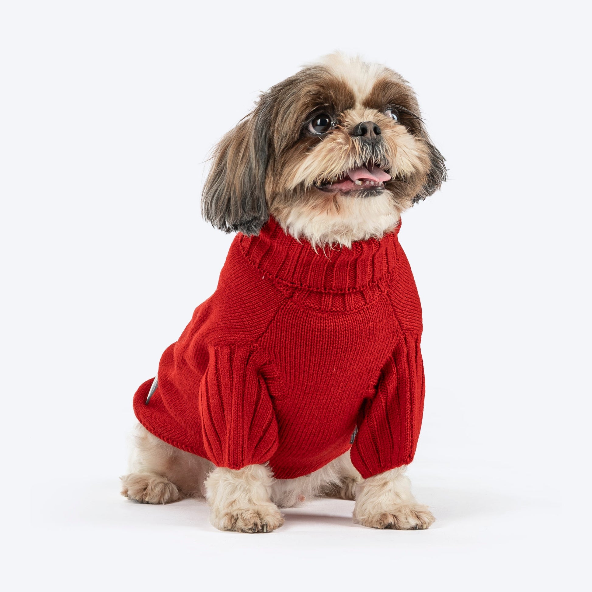 HUFT Rudolph'Â¬â‚¬Å¾Â¢s Red-Nose Sweater For Small Dog - Red - Heads Up For Tails
