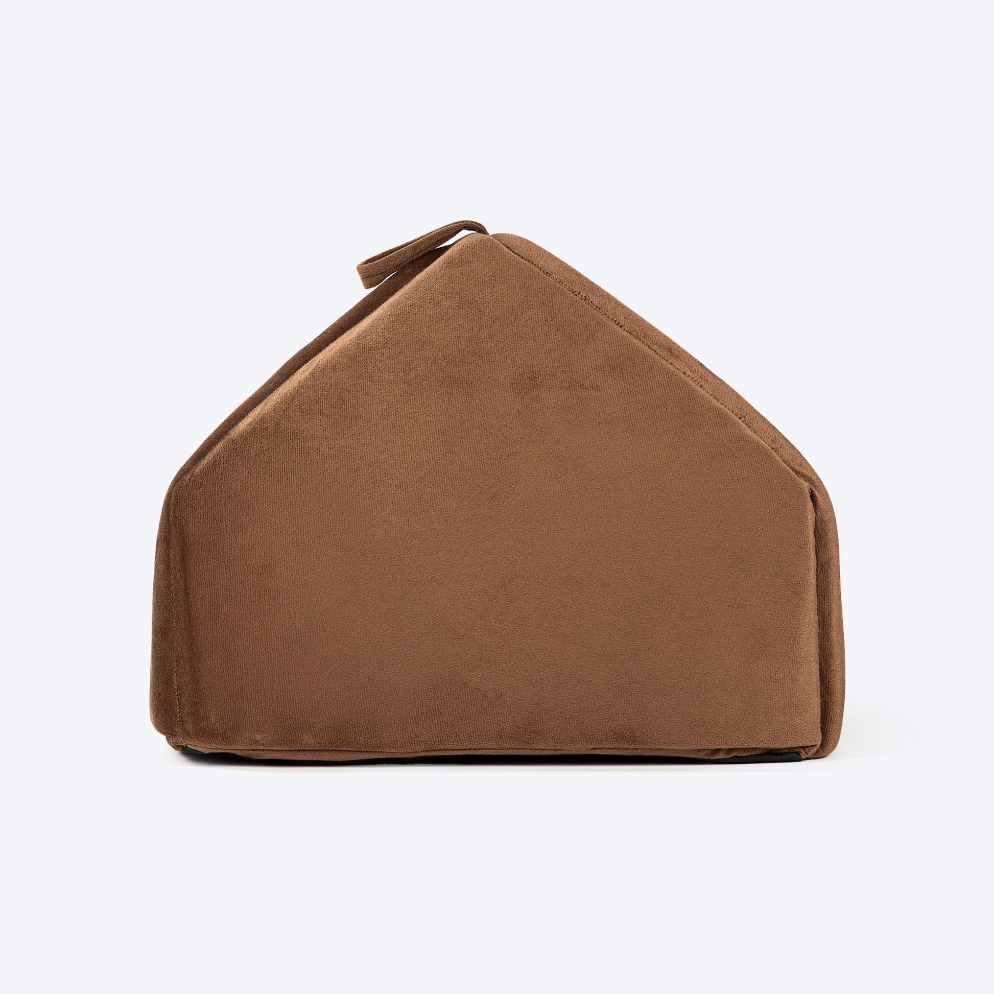 TLC Bedding With Removable Cushion For Cat & Puppy - Brown & Black - Heads Up For Tails