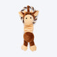 TLC Bungee Cow Squeaky Plush Toy For Dog - Brown - Heads Up For Tails