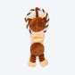 TLC Bungee Cow Squeaky Plush Toy For Dog - Brown - Heads Up For Tails