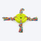 TLC Tyre With Rope Chew Toy For Dog - Green - Heads Up For Tails