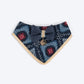 HUFT Rang Riwaz Scarf For Cat & Puppy - Blue - Heads Up For Tails