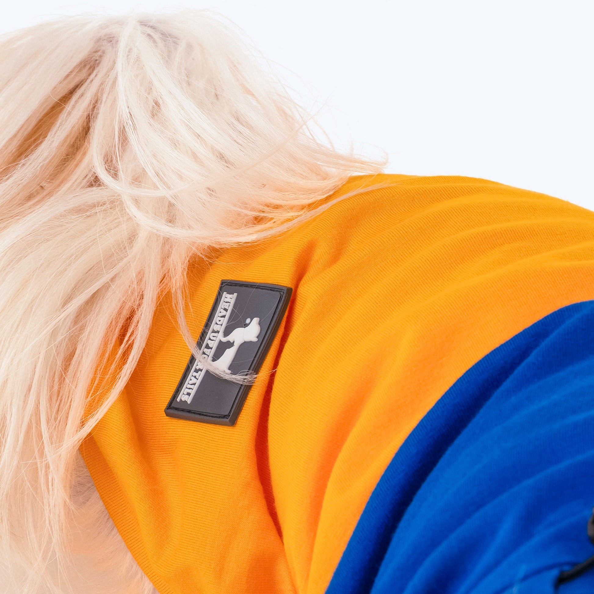 HUFT Breezy Boo Vest For Dogs - Yellow & Blue - Heads Up For Tails