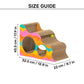 HUFT Scratch N' Hide Scratcher For Cat - Multicolor - Heads Up For Tails