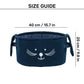 HUFT Playtime Toy Basket For Dog & Cat - Navy - Heads Up For Tails