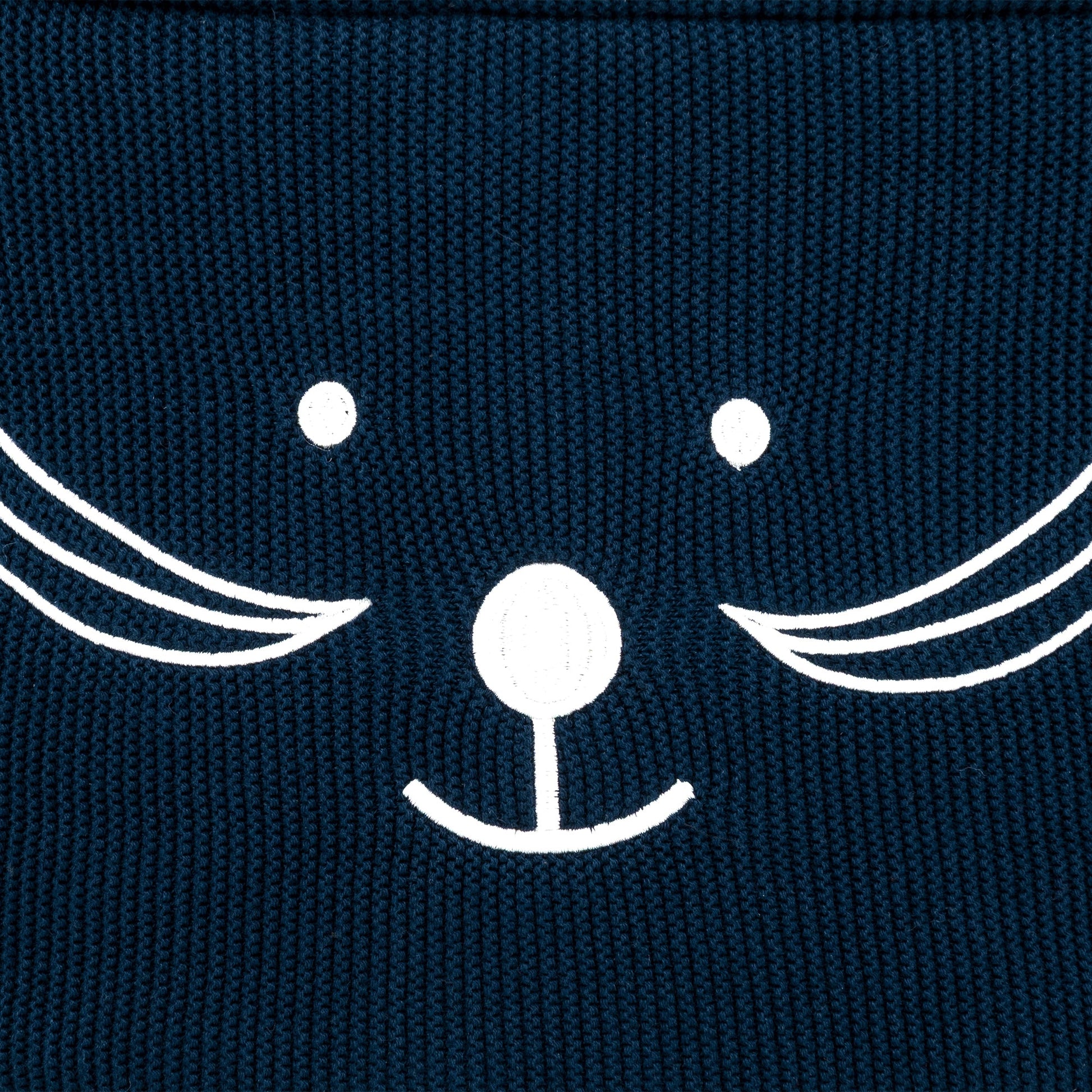 HUFT Playtime Toy Basket For Dog & Cat - Navy - Heads Up For Tails