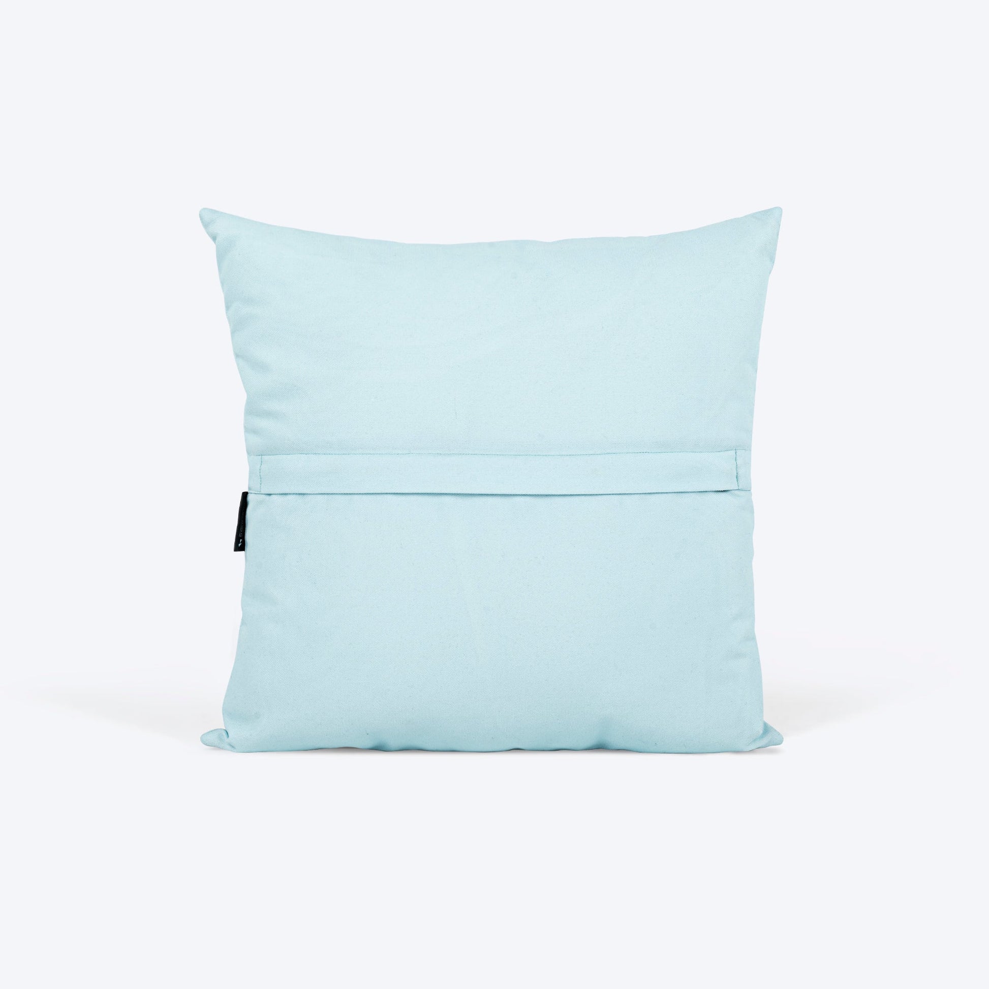 HUFT Personalised Photo Cushion For Dog & Cat - Light Blue - Heads Up For Tails