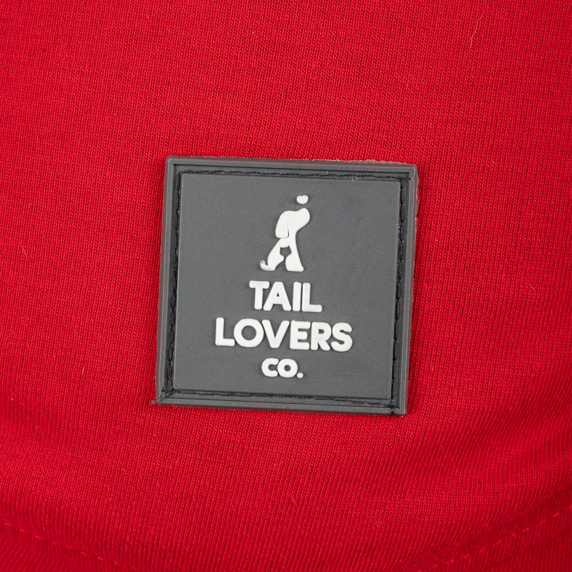 TLC Good Doggie Club T-Shirt For Dog - Red - Heads Up For Tails