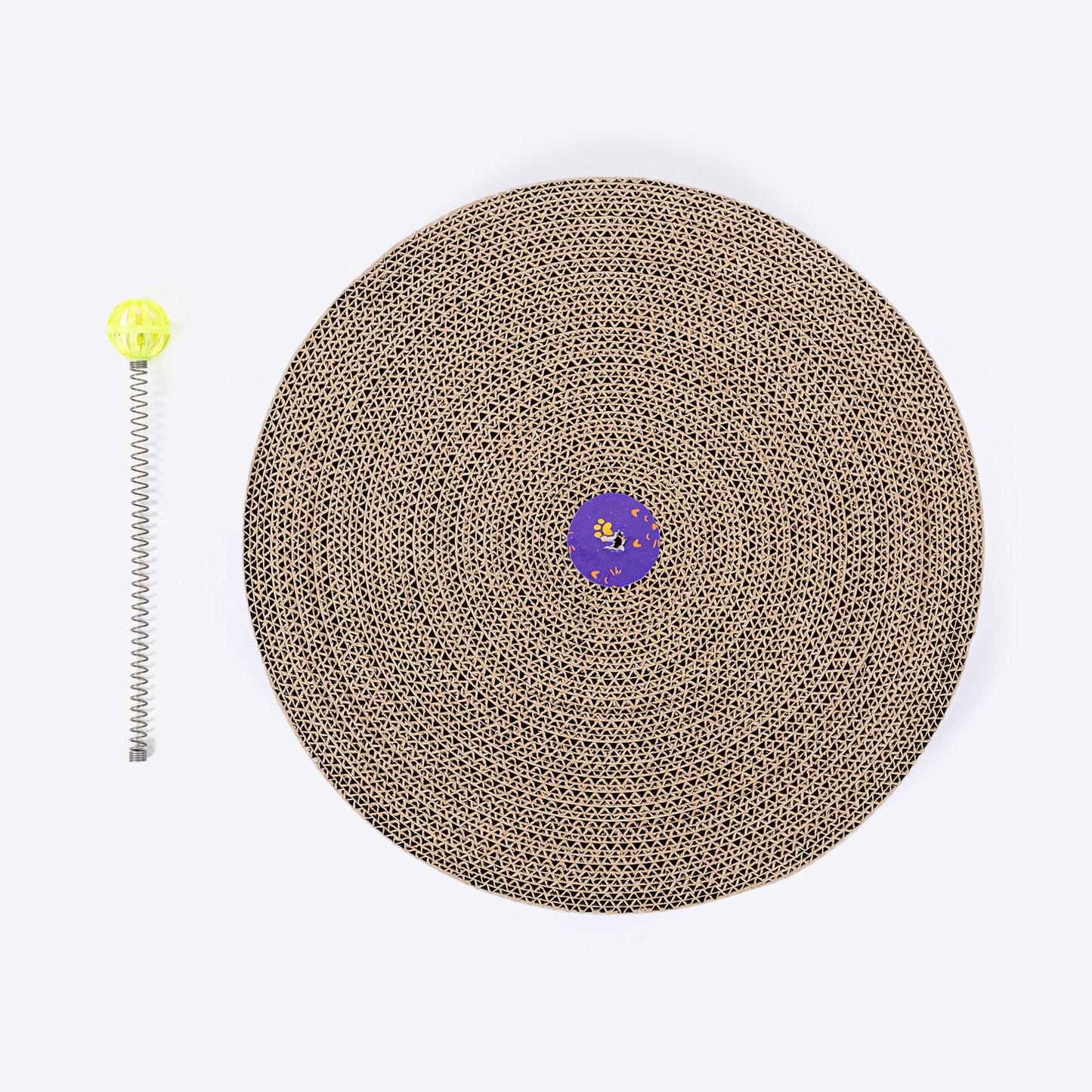 HUFT Wiggly Whisker Cat Scratcher - Purple - Heads Up For Tails