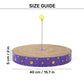 HUFT Wiggly Whisker Cat Scratcher - Purple - Heads Up For Tails