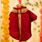 HUFT Personalised Red Kurta with Sequins and Dupatta - Heads Up For Tails