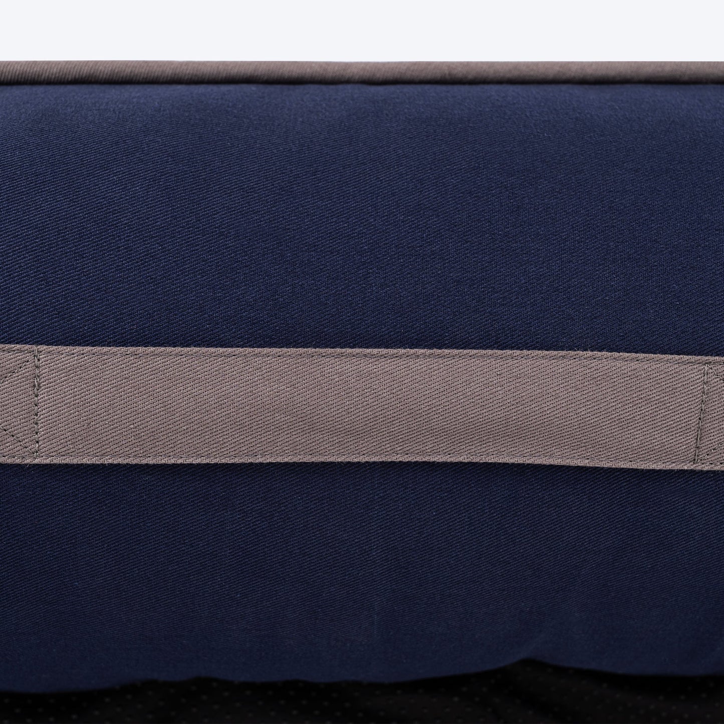 HUFT Classic Lounger Dog Bed - Grey & Navy - Heads Up For Tails