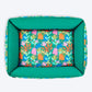 HUFT Rainbow Grove Lounger Dog Bed - Dark Green - Heads Up For Tails