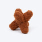 HUFT Super Star Plush Toy For Dog - Brown - Heads Up For Tails