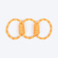 TLC Tug Trio Rope Toy For Dog - Yellow & Orange - Heads Up For Tails