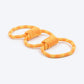 TLC Tug Trio Rope Toy For Dog - Yellow & Orange - Heads Up For Tails