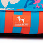 HUFT Summer Bloom Lounger Bed For Dog - Blue - Heads Up For Tails
