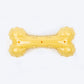 HUFT Chewtastic Chomp Champ Bone Chew Toy For Dog - Yellow - Heads Up For Tails