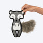 Dash Dog Forest Fox Plush Toy For Dog - Grey - Heads Up For Tails
