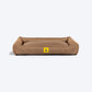 TLC Nesting Nook Bed For Dog - Golden Brown - Heads Up For Tails