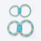 Dash Dog Double Tugger Rope Toy For Dog - Multicolor - Heads Up For Tails