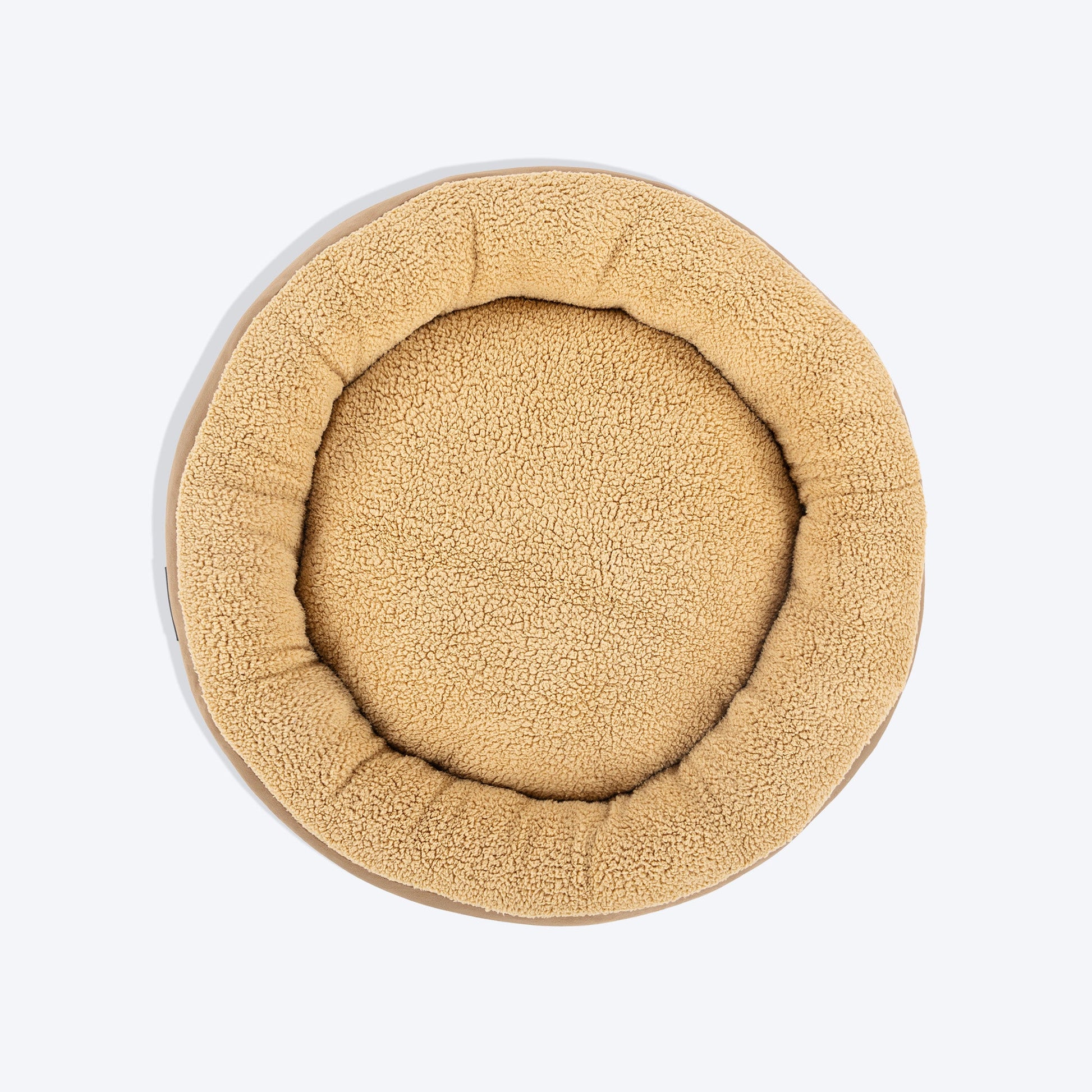 TLC Round Retreat Bed For Dog & Cat - Brown - Heads Up For Tails