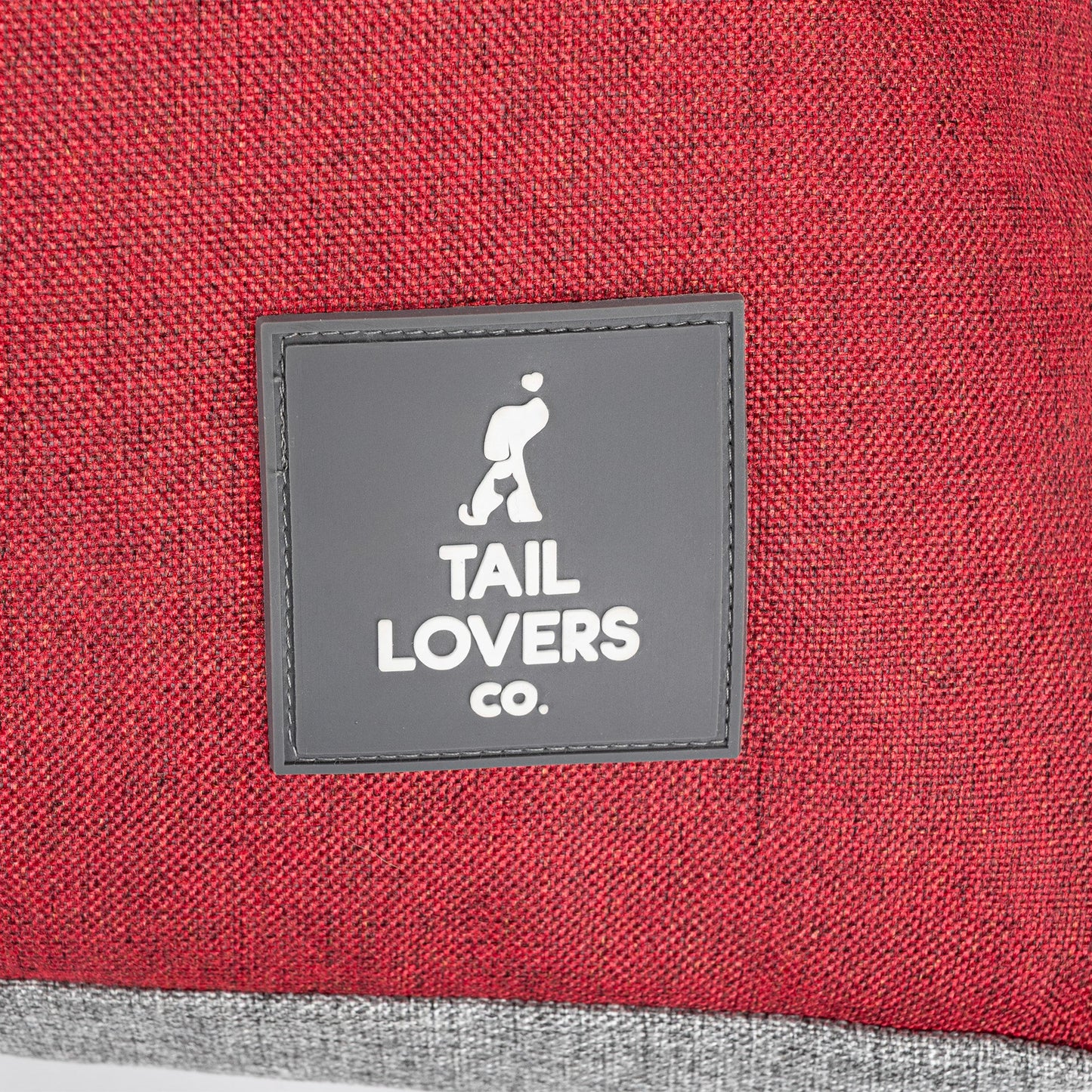 TLC Flat Haven Bed For Dog - Red - Heads Up For Tails