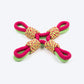 Dash Dog Super Looper Rope Toy For Dog - Multicolor - Heads Up For Tails