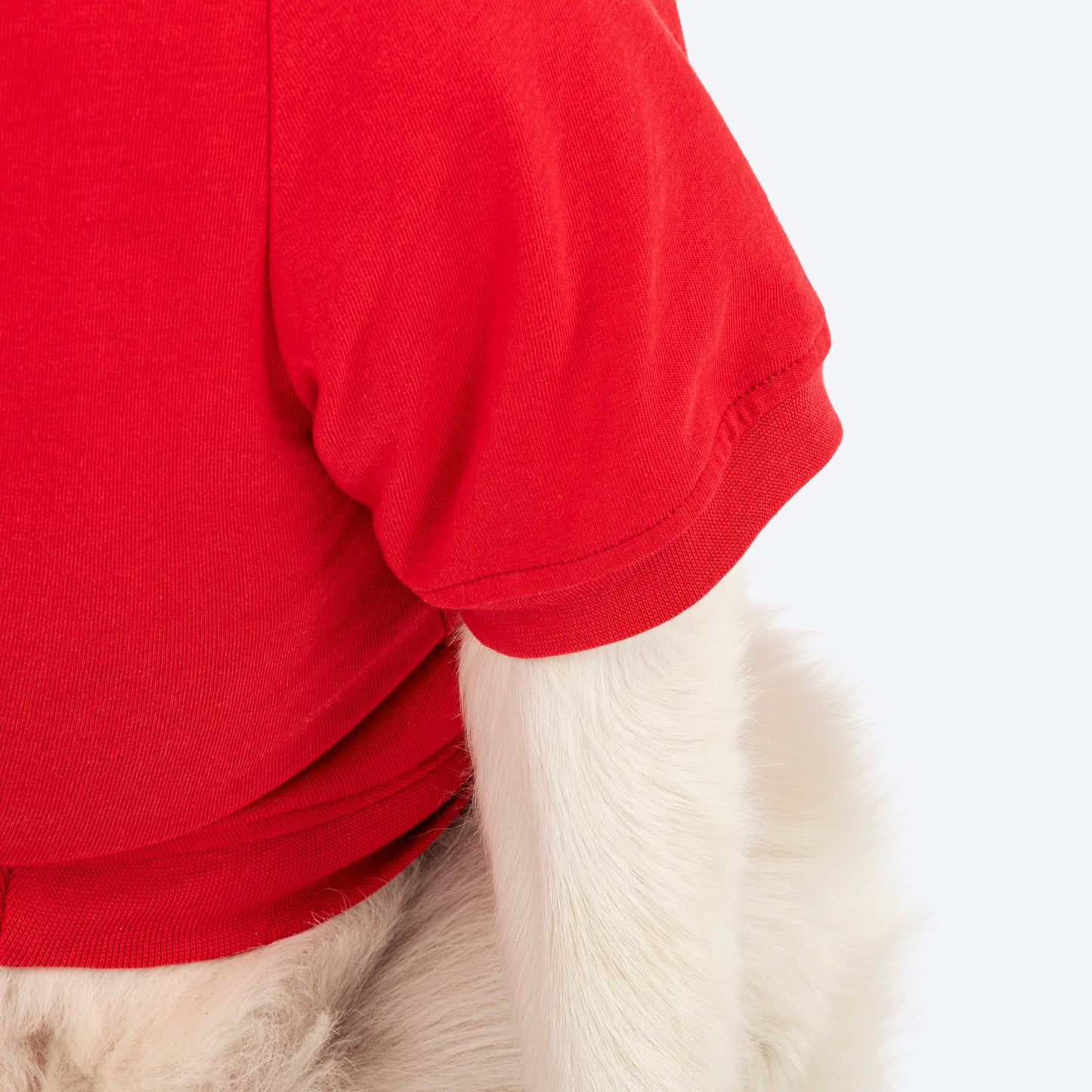 HUFT Pretty Pupper Printed T-Shirt For Dog - Red - Heads Up For Tails
