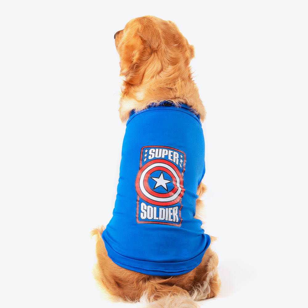 HUFT XÂ©Marvel T-Shirt For Dogs - Blue - Heads Up For Tails